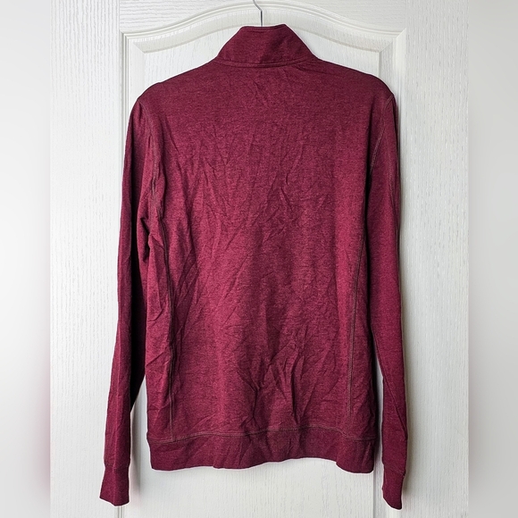 Flag & Anthem Men's MadeFlex All-Day Stretch 1/4-Zip Pullover, Maroon, SMALL - Picture 4 of 9